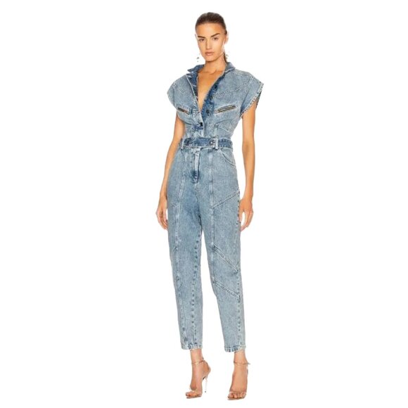 Retrofete Jean Jumper / Jumpsuit - Size Small - Picture 1 of 4